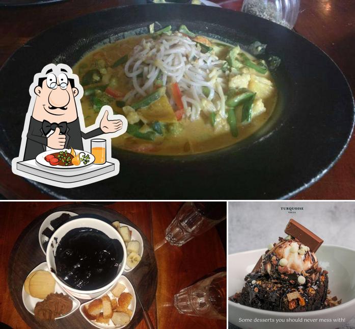 Food at Turquoise Villa Bistro & Café
