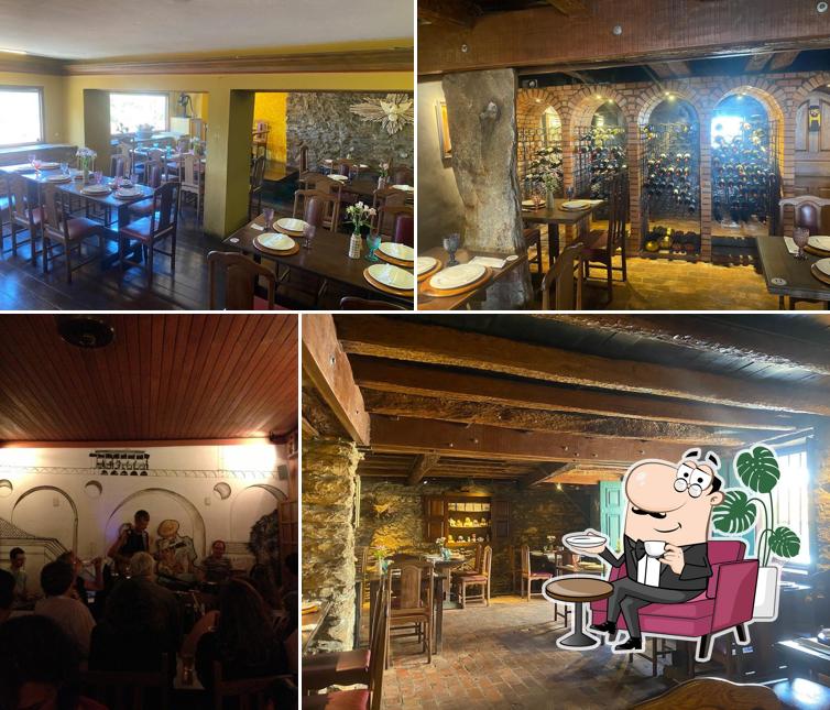 O interior do Conto de Réis Steak House