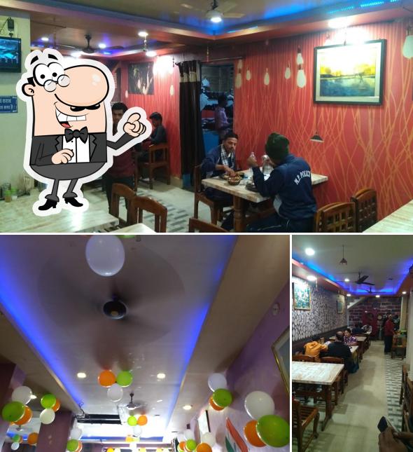 The interior of Baba Hotel & Restaurant