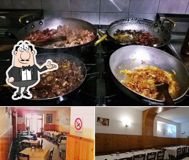 La foto della interni e cibo di Bar Trattoria Marcocci