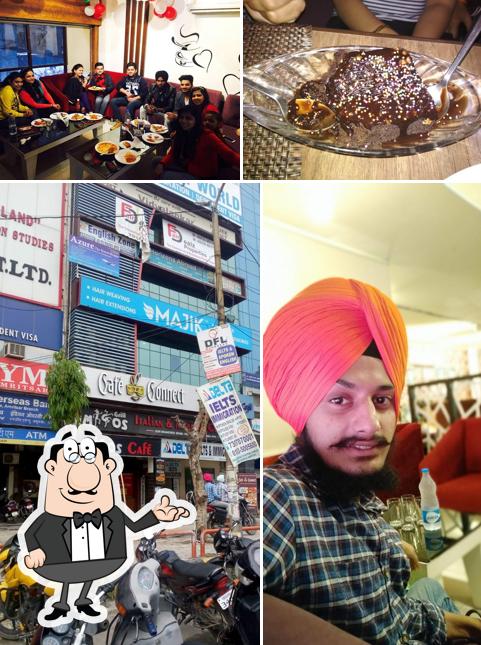 The interior of Cafe Connect