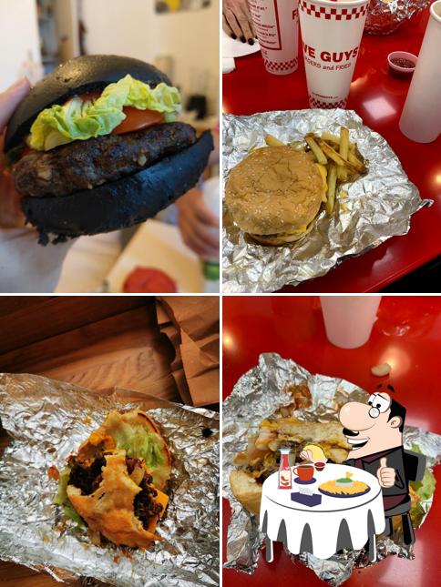 Hamburger al Five Guys Lausanne