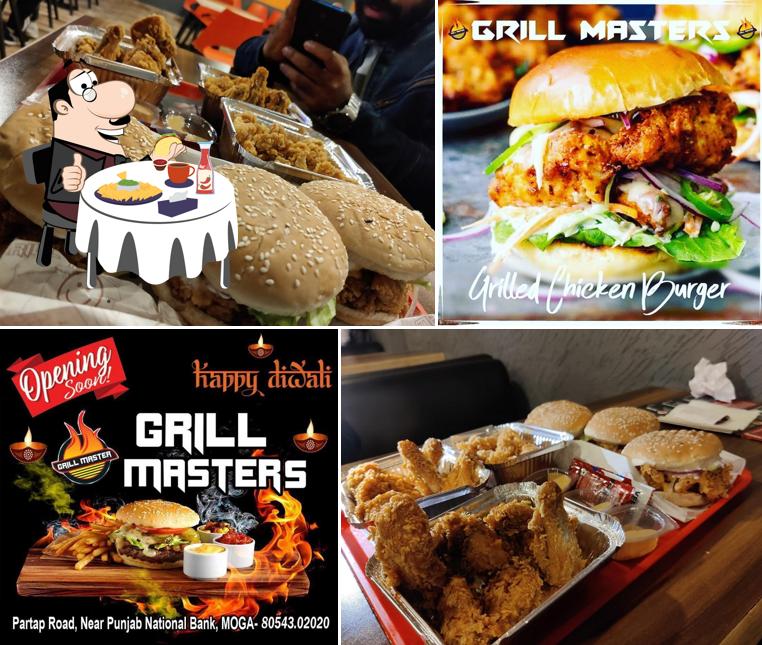 Try out a burger at Grill Masters Moga