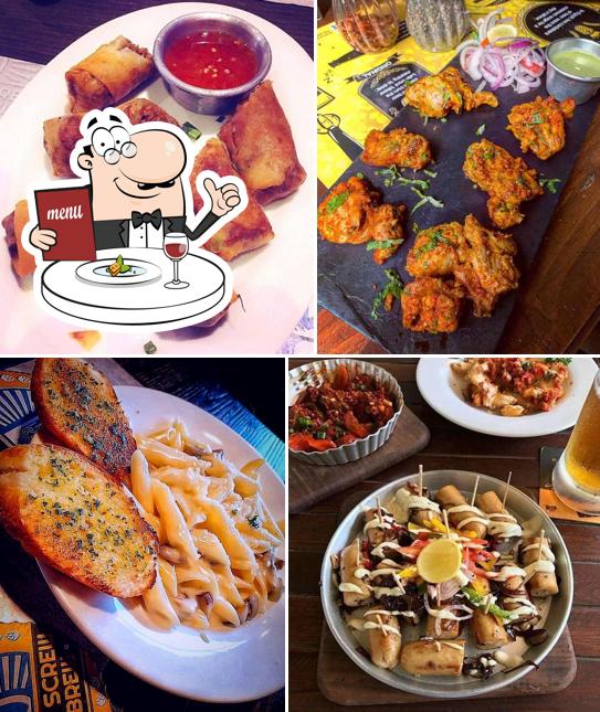 Food at The Beer Café