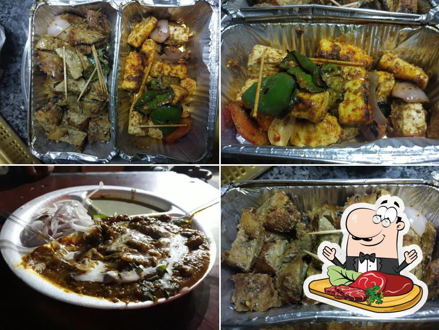 Raju Da Chaska serves meat meals