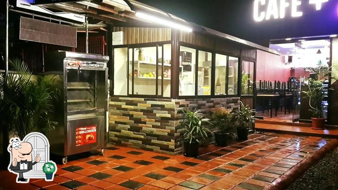 The exterior of Cafe +
