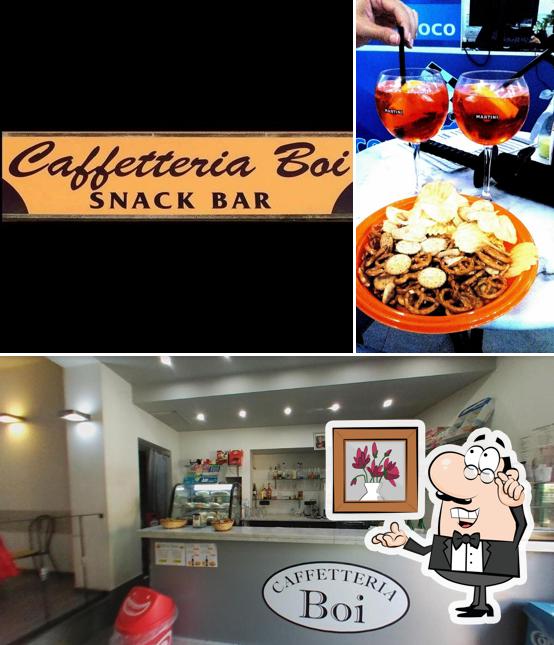Gli interni di Caffetteria Boi