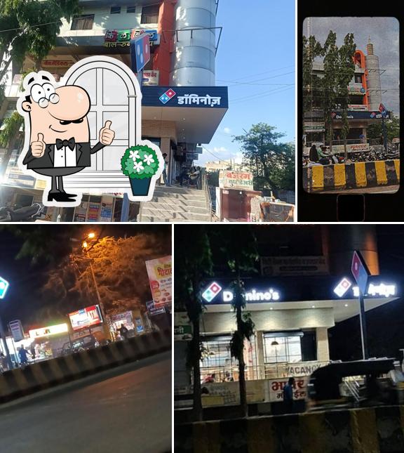 The exterior of Domino's Pizza Mauje Sangameshwar, Malegaon