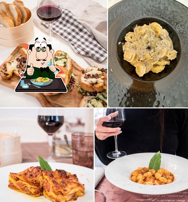 Platti al Trattoria a Silvia