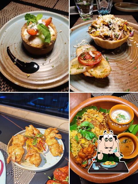 Food at Zing rooftop
