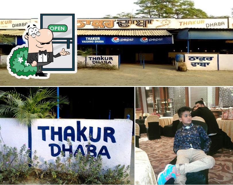 The photo of exterior and interior at Thakur's Restaurant & Dhaba