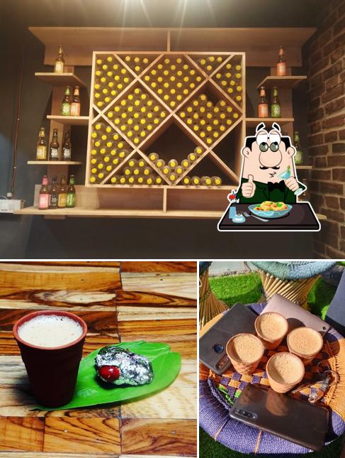 The picture of food and bar counter at Chai sutta bar selaqui