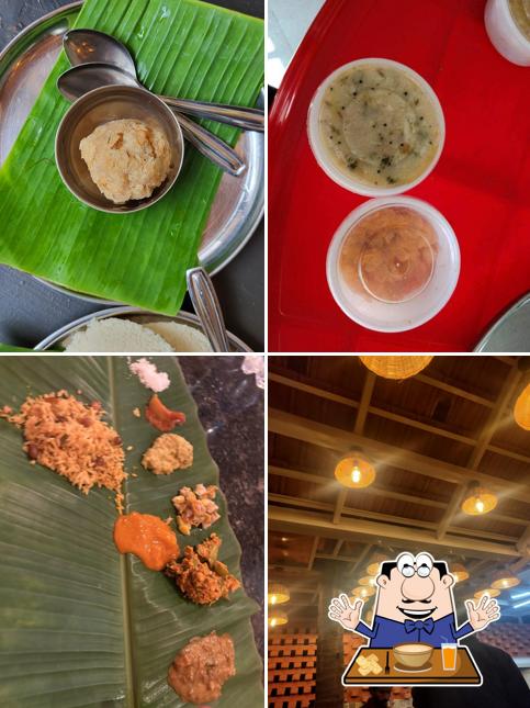 Clam chowder at Aaharam