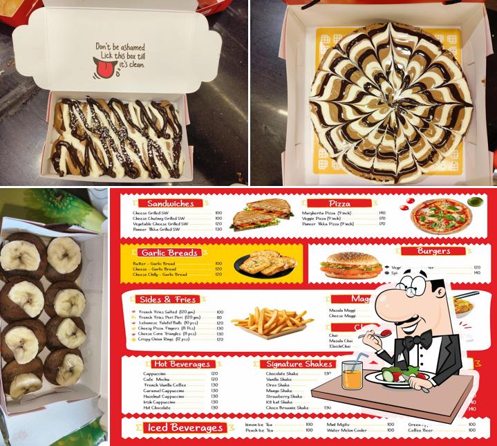 Food at Great Britain Waffle NIBM Pune