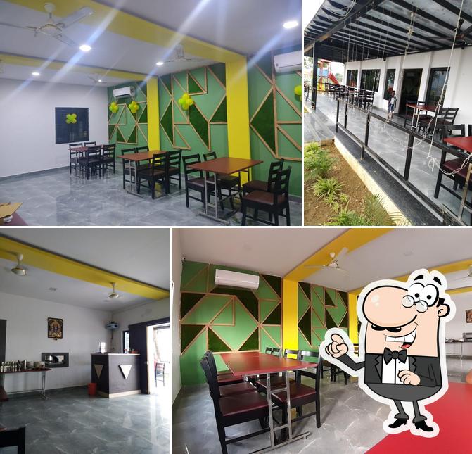 The interior of Saiprasad Food Court