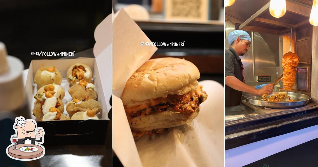 Pulled pork sandwich at Shawarma Genie