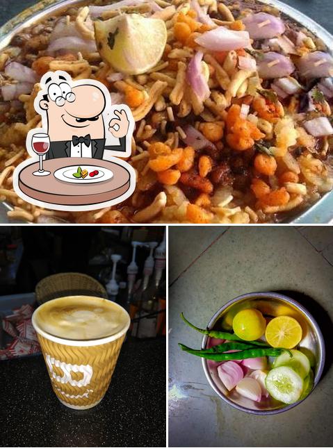 The picture of food and beer at Sip & Puff Coffee Shop