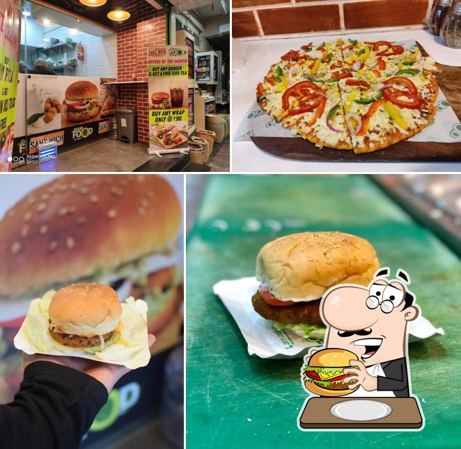 Try out a burger at The Good Food Company