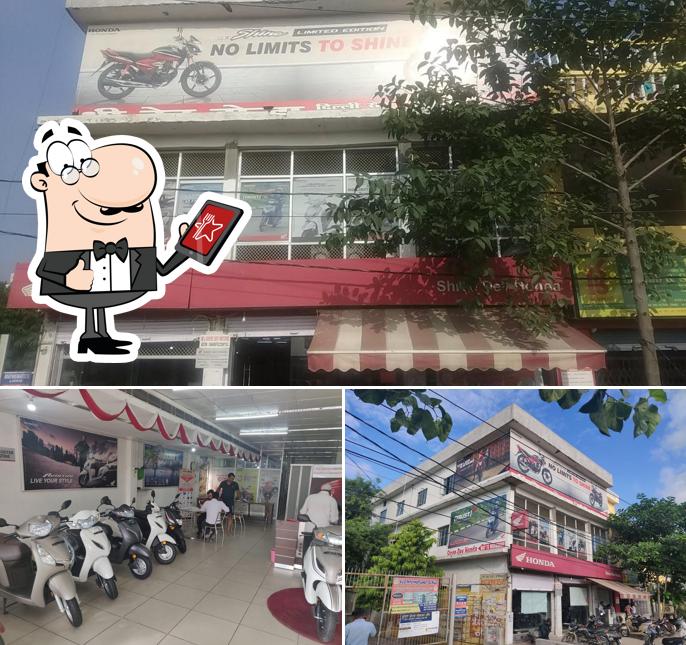 Enjoy the view at the outside area of Shree Dev Honda CSD Canteen