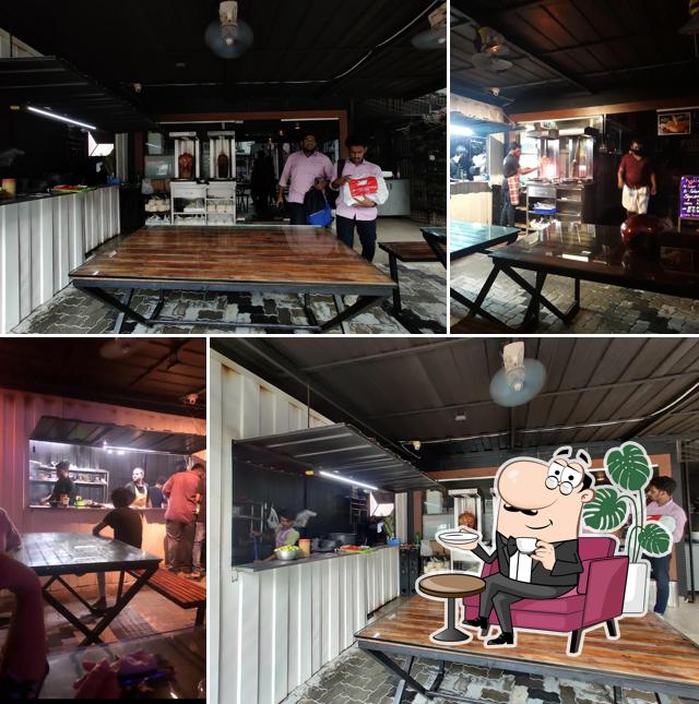 The interior of The Shawarma Shack