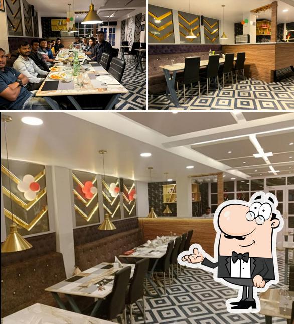 The interior of Zafran Multicuisine Restro