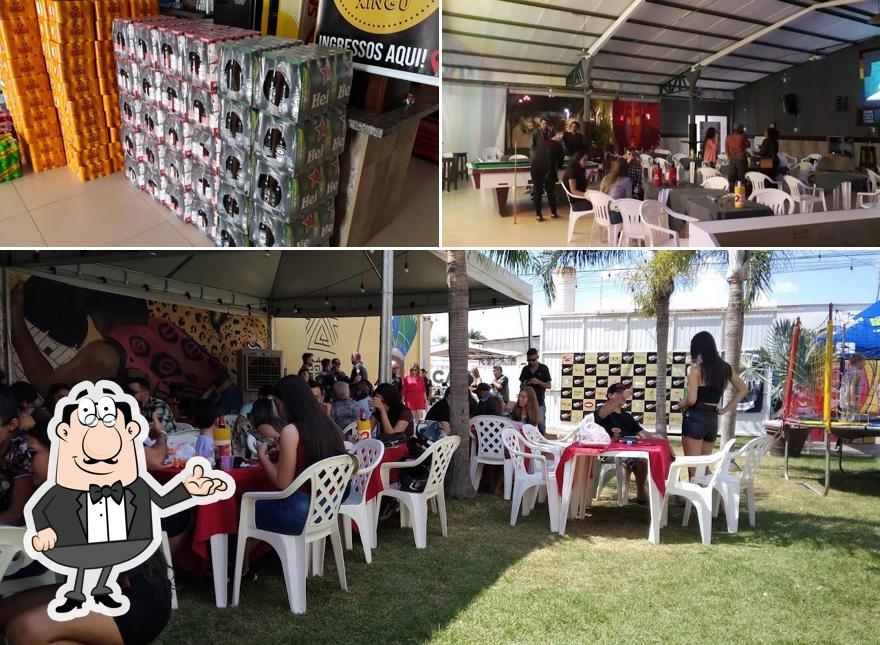 O interior do Bar Xingu