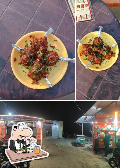 Check out the image showing food and exterior at Bihari Baithak HM Brothers Family Restaurant