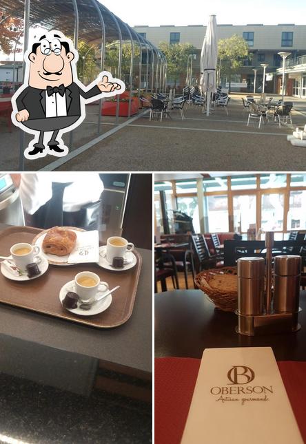 La immagine di interni e cibo da Boulangerie Oberson
