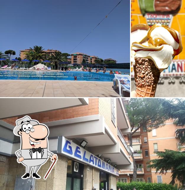 La immagine della esterno e cibo di Gelatomania