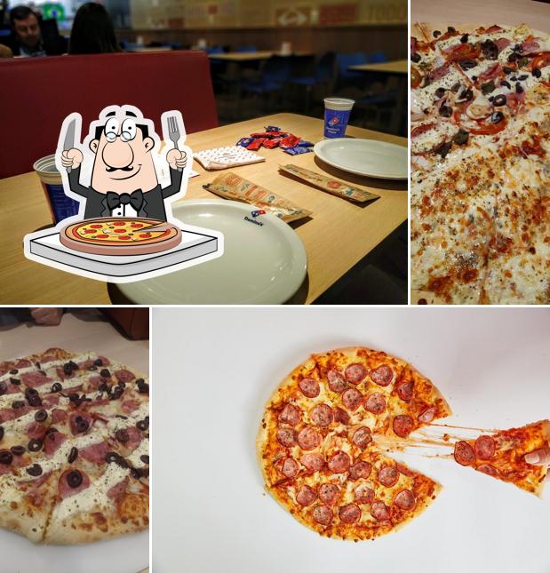 Consiga pizza no Domino's Pizza