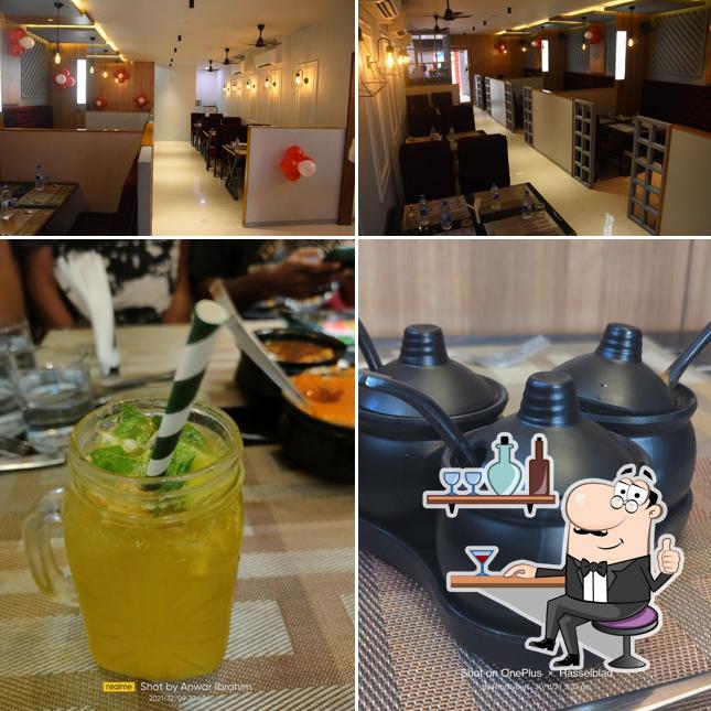 The photo of Real Arabian Restaurant’s interior and drink