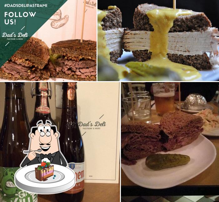 Torta al cioccolato al Dad's Deli Pastrami & More