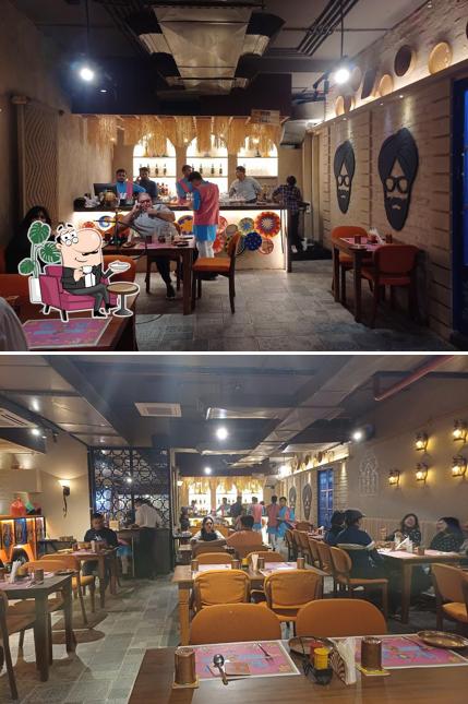 The interior of Hungry Sardar