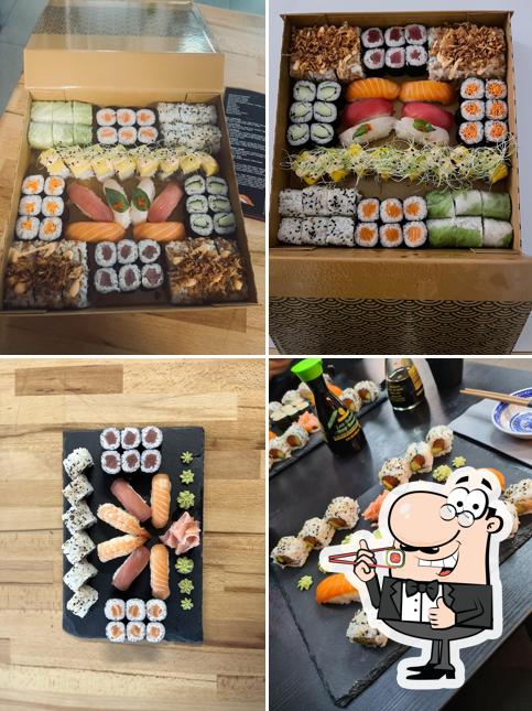 Scegli le diverse opzioni di sushi