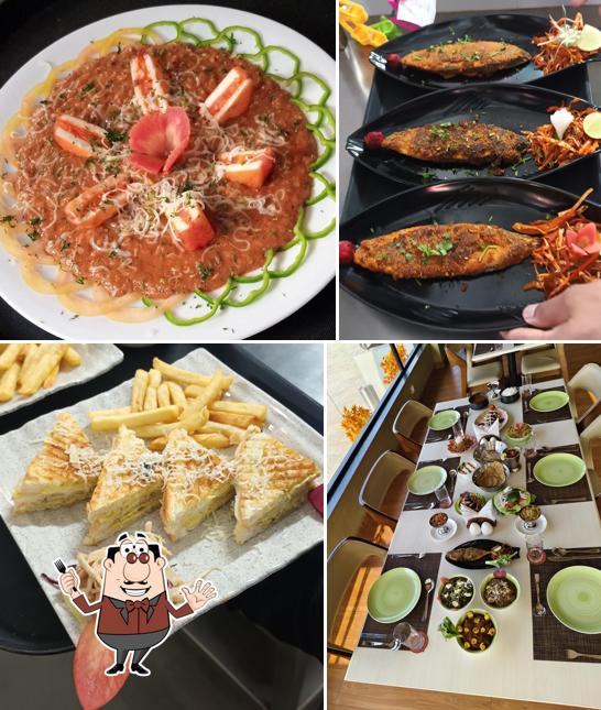 Food at Blue Coriander Restaurant
