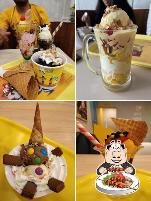 Food at Polar Bear Ice Cream Sundaes - Tiruppur