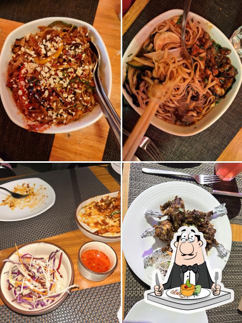 Food at Flaming Dragons Lounge & Nightlife