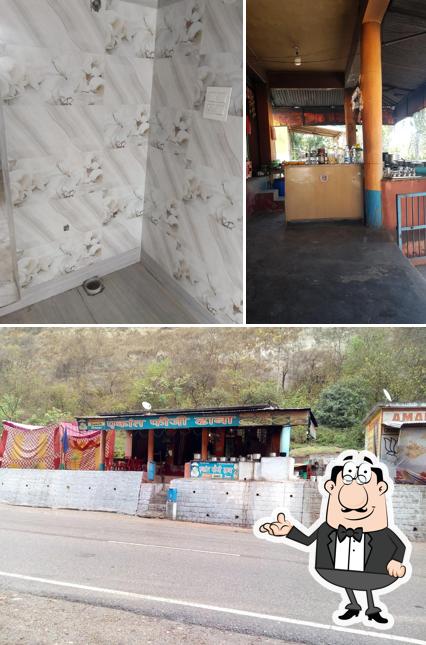 The picture of interior and exterior at Ekant fauji dhaba