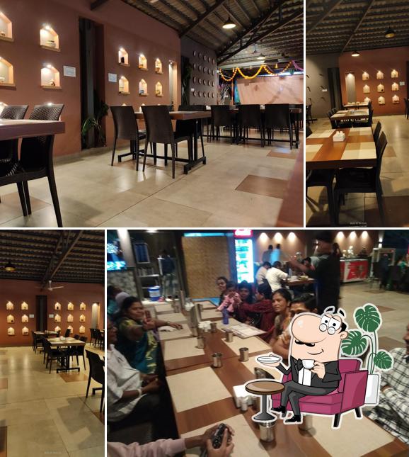 The interior of Hotel Baithak