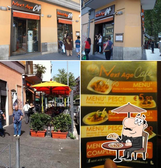 Gli esterni di Next Age Cafè