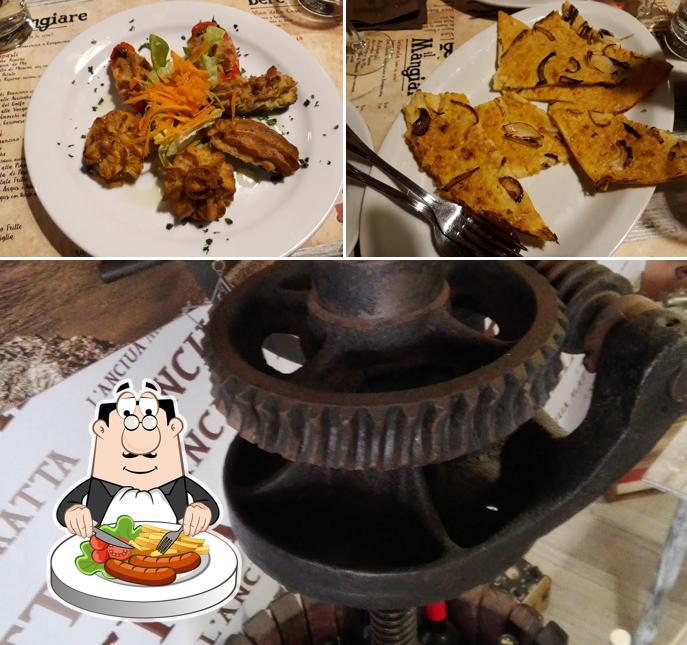 Platti al Osteria L'Anciua Matta