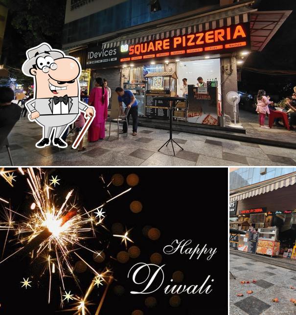 The exterior of Square Pizzeria