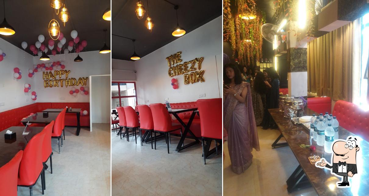 The interior of The Cheezy Box cafe