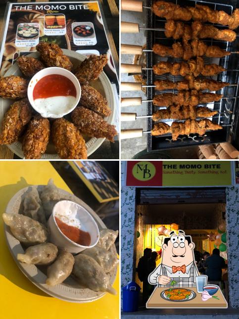 Chicken wings at The Momo Bite