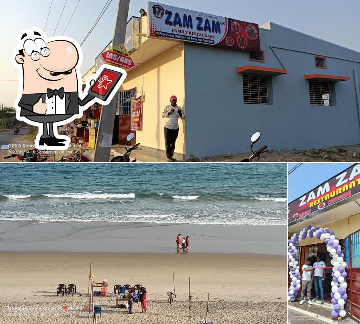 The exterior of Zam zam restaurant