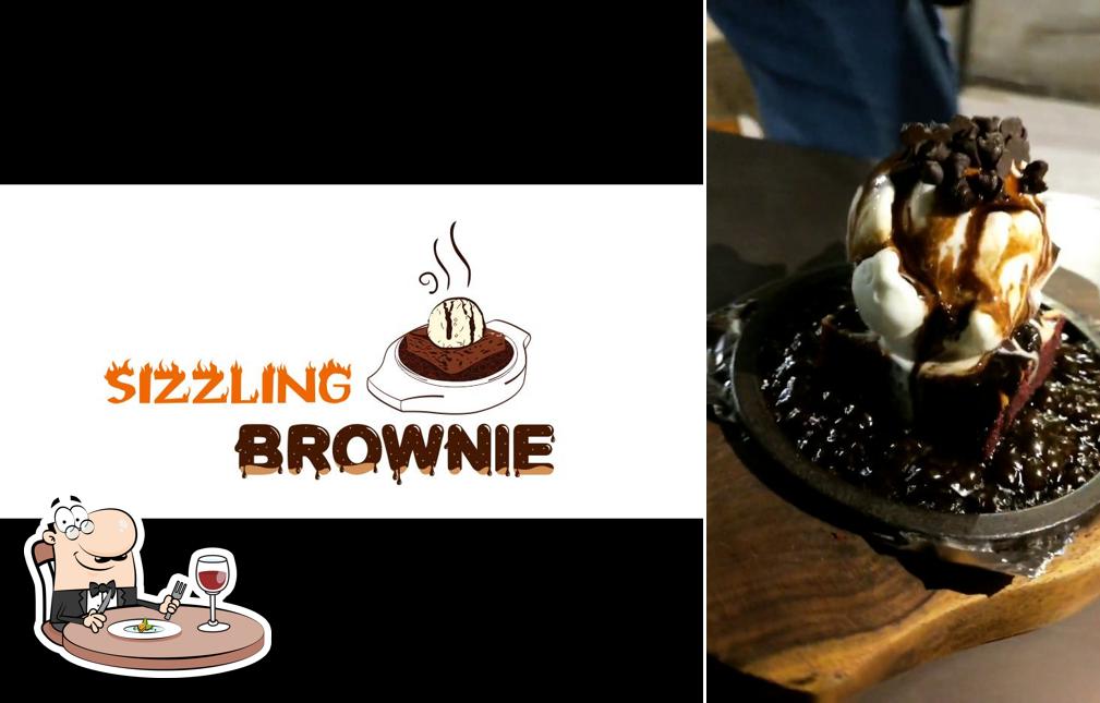 Food at Sizzling Brownie