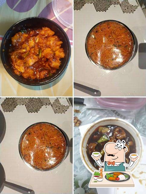 Food at Grills & Wok