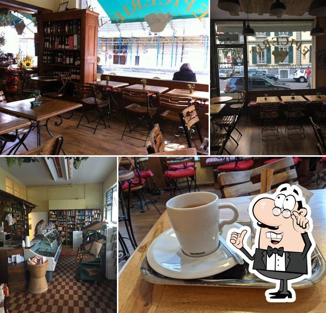 Gli interni di Épicerie du Mont de Sion & Gibus Café