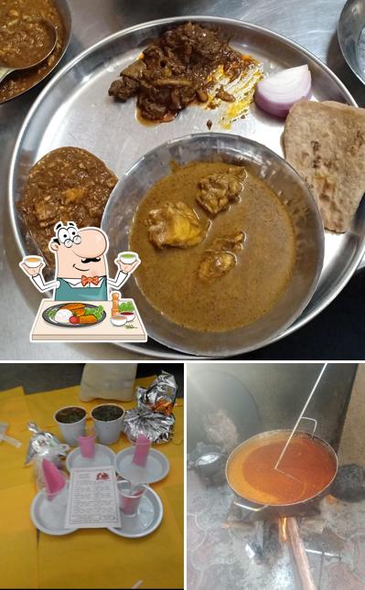 Food at Gange Patil Kanduri Mutton Handi