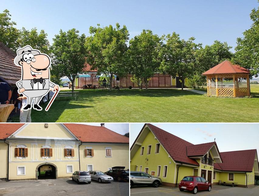 Gli esterni di Kmetija Černe-Gostišče z nastanitvijo Anja Malajner Černe s.p